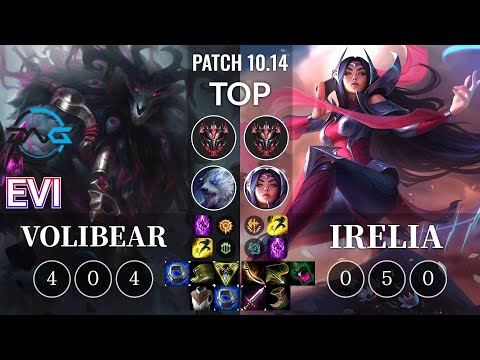 DFM Evi Volibear vs Irelia Top - KR Patch 10.14