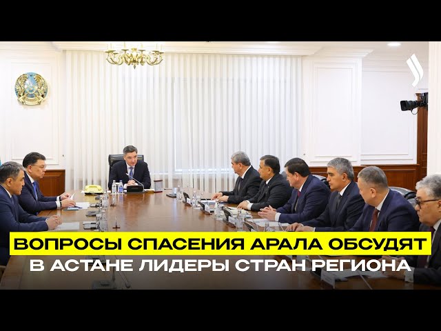 Вопросы спасения Арала обсудят в Астане лидеры стран региона
