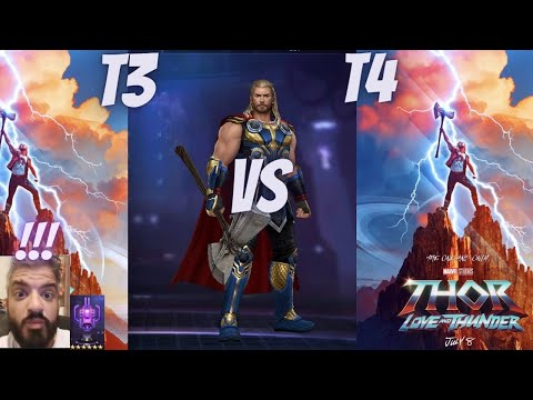 THOR T4 REVIEW RAGE -HOW BETTER HE BECOMES AS A T4 FOR ABL / GBR / WBL /RIFTS ?| Marvel Future Fight