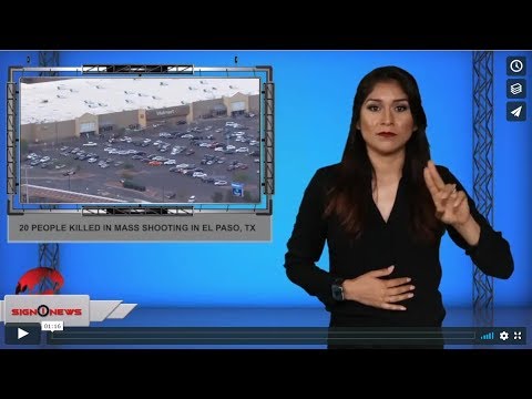 20 people killed in mass shooting in El Paso, TX (ASL - 8.4.19)