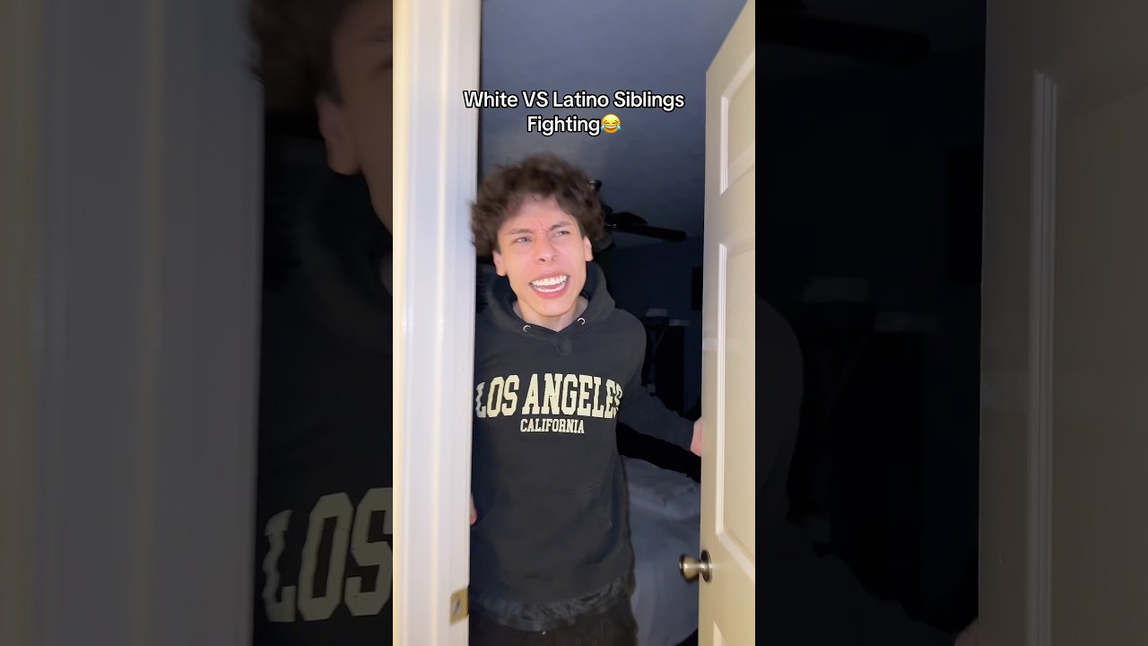 White VS Latino Siblings Fighting😂
