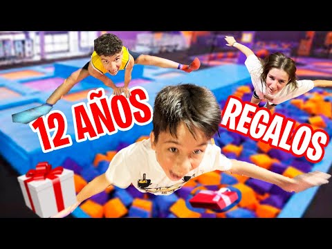 ¡Carlitos ya tiene 12 AÑOS! la FIESTA de CUMPLEAÑOS con pruebas PARA SUS AMIGOS con REGALOS