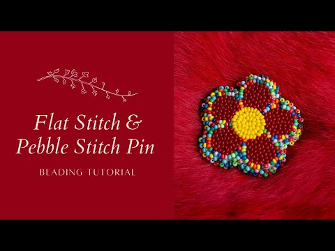 Flat Stitch & Pebble Stitch Tutorial | #BeadandThrive