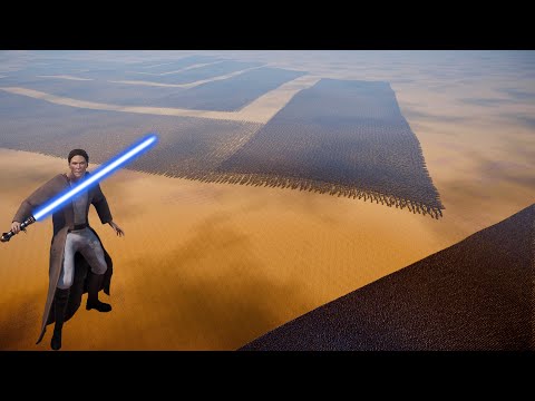 15,000,000 JEDI KNIGHTS vs 100,000 T-REX | Ultimate Epic Battle Simulator 2