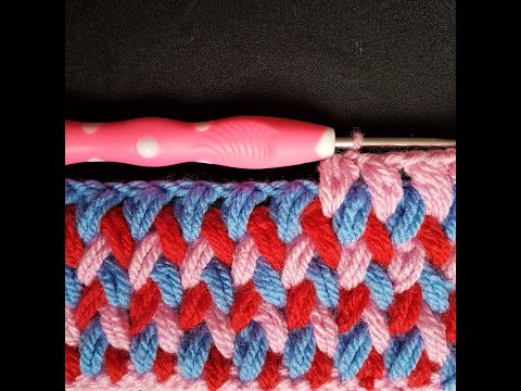 Model modern si simplu crosetat, pentru realizarea de Bluze, Plovere, Fuste ...etc!