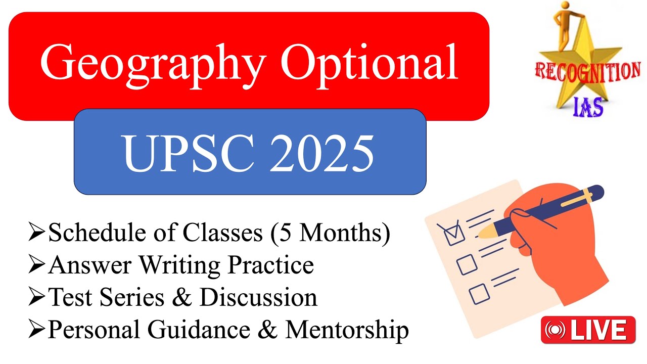 5 Months Plan l Geography Optional Classes for UPSC 2025