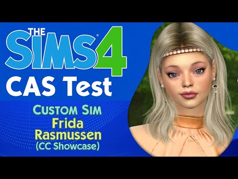sims custom character download girl Frida Rasmussen by Bonita100 Cas Video Preview