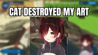 Cat Ruins Everything During Cleaning and Erases Her Doodle | Roboco