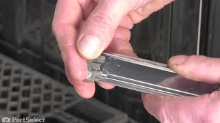 Whirlpool Dishwasher Repair: How to Replace the Rack Stop Clip (Whirlpool # WPW10195622)