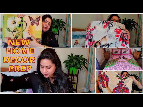 New Home's New Stuff..Prep Started | My New Cotton Bedsheets & Cushion Covers | Gift From Didi