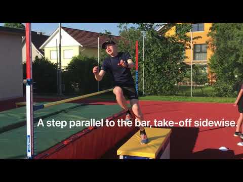 High Jump Made Simple, The Right Rotation – Exercise No. 12: Flop from the Box with a Step