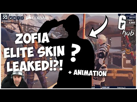 *NEW* Zofia ELITE SKIN Leaked!?! | Rainbow Six: Siege Twitch Clips