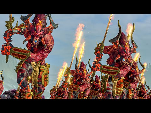 WARRIORS OF CHAOS vs DAEMONS OF CHAOS - Warhammer Fantasy battle