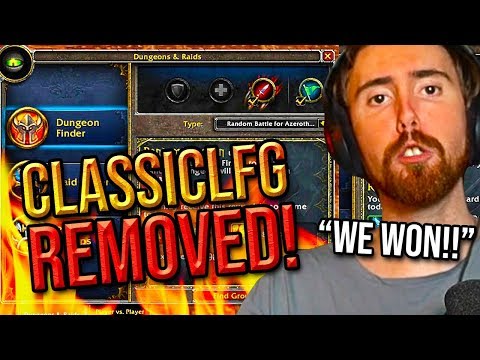 Asmongold Reacts To The REMOVAL Of The ClassicLFG Addon - Classic WoW Experience SAVED!