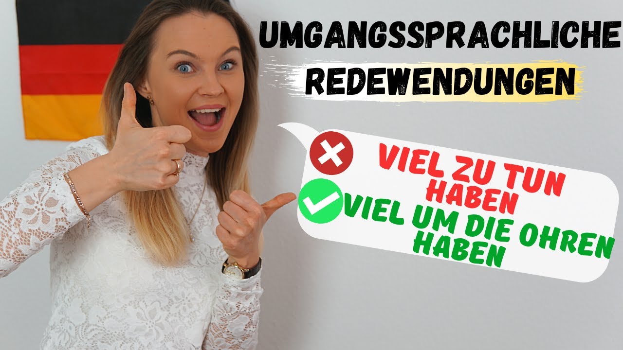 Deutsche Redewendungen, die du jeden Tag nutzen kannst! B2, C1