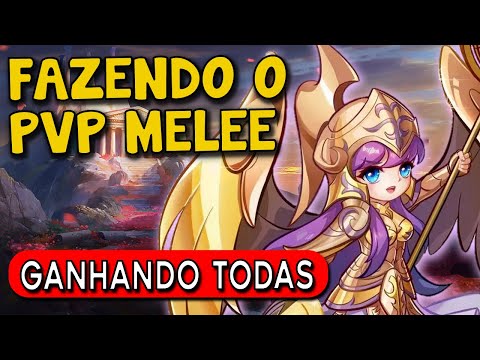 FAZENDO PVP MELEE COM 100% DE APROVEITANDO, COMP FÁCIL DEMAIS DE EXECUTAR - SAINT SEIYA AWAKENING
