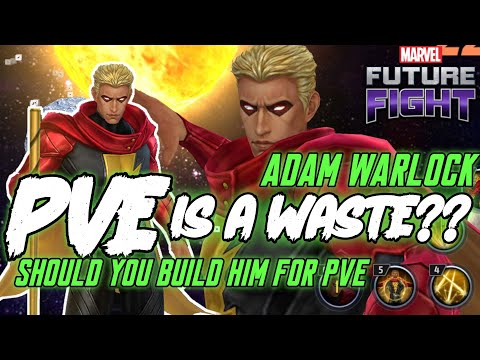 Adam Warlock Full PVE Review!! Is he really PVE worthy?? Such high build and This performance?? #Mff