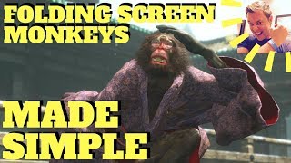 Sekiro - Folding Screen Monkeys Made Simple (Senpou Temple, Mt Kongo, Main Hall)