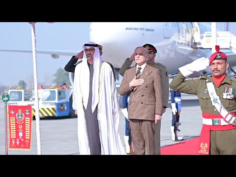 UAE President Zayed Al Nahyan arrives in Pakistan on maiden visit