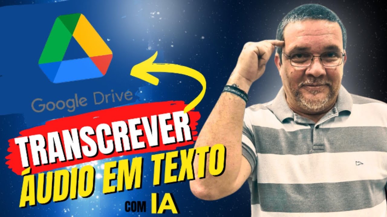 Como transcrever áudio em texto usando IA no Google Drive