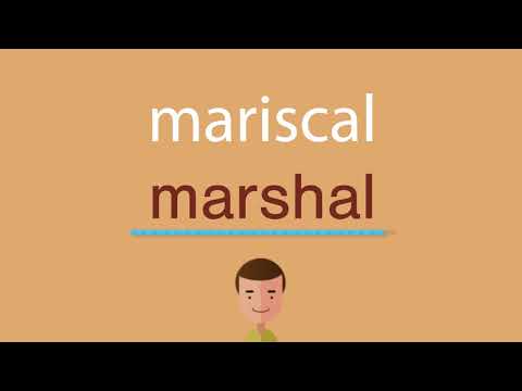 Cómo se dice mariscal en inglés