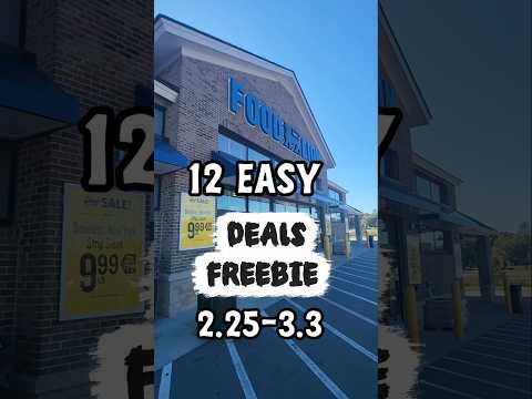 12 Easy Food Lion Deals 2.25-3.3 🛒🛍