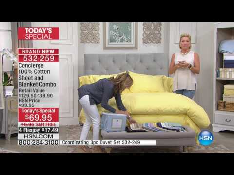 HSN | Concierge Collection Bedding 05.17.2017 - 09 PM