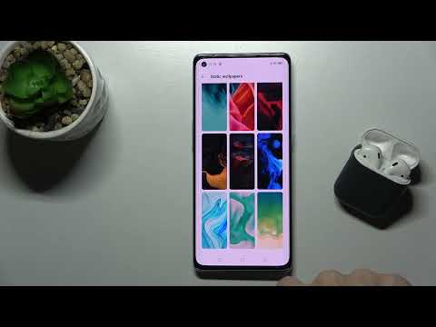 How to Set New Wallpaper for Lock Screen on OPPO Reno 6 Pro - Change Wallpaper Shown as Lock Screen