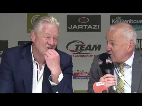 Persconferentie na KSC Lokeren - Antwerp met Peter Maes