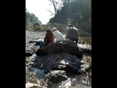 April's visit to river stream in Lansdowne