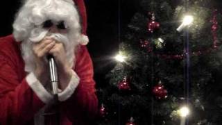 Santa Plays Blues Boogie Juke Harmonica. Merry Christmas!