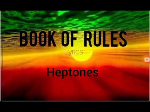 Book of Rules (lyrics) - Heptones