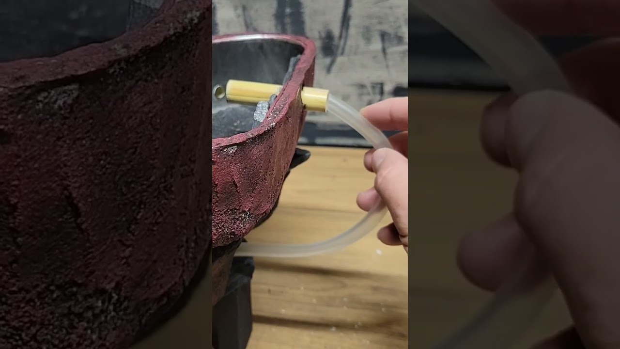 Installing & assembling water pump into indoor water fountain