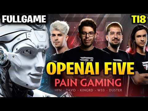 OPENAI FIVE vs PAIN GAMING TI8 [FULLGAME] THE INTERNATIONAL 2018