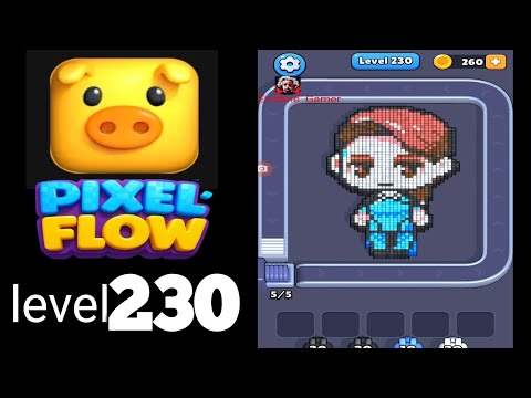 Pixel Flow Level 230 Walkthrough