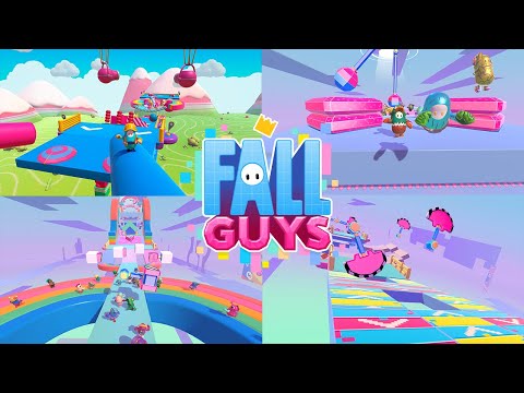 Fall Guys Season 4 - All 20 New Maps Gameplay