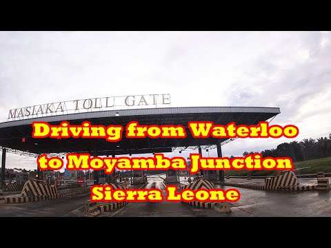 Sierra Leone Road Trip, driving from Waterloo to Moyamba Junction.2020 real fact.