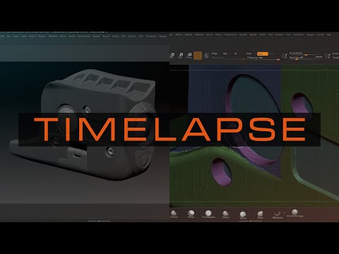 Weapon Light - Hard Surface In ZBrush
