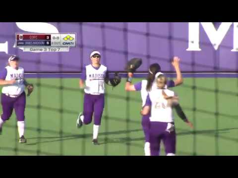 Softball #CAAChamps Game 3 Highlights | #1 James Madison 5, #5 CofC 3