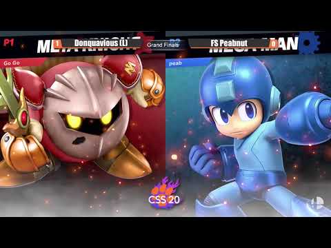 Clemson Smash Series 20 - GF - Donquavious (Meta Knight, Greninja) vs. Peabnut (Mega Man) - SSBU