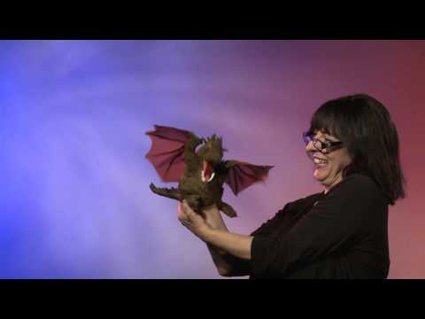 WINGED DRAGON HAND PUPPET