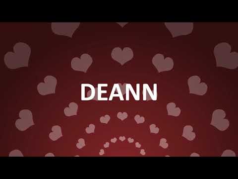 HAPPY BIRTHDAY DEANN