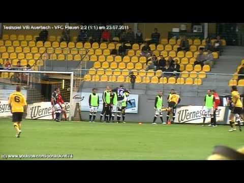 VfB Auerbach - VFC Plauen (2:2) - Testspiel am 23.07.2011 in Auerbach