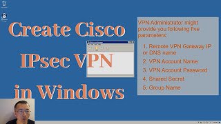 Using Shrew VPN Client to Create Cisco IPSec VPN Connection in Windows