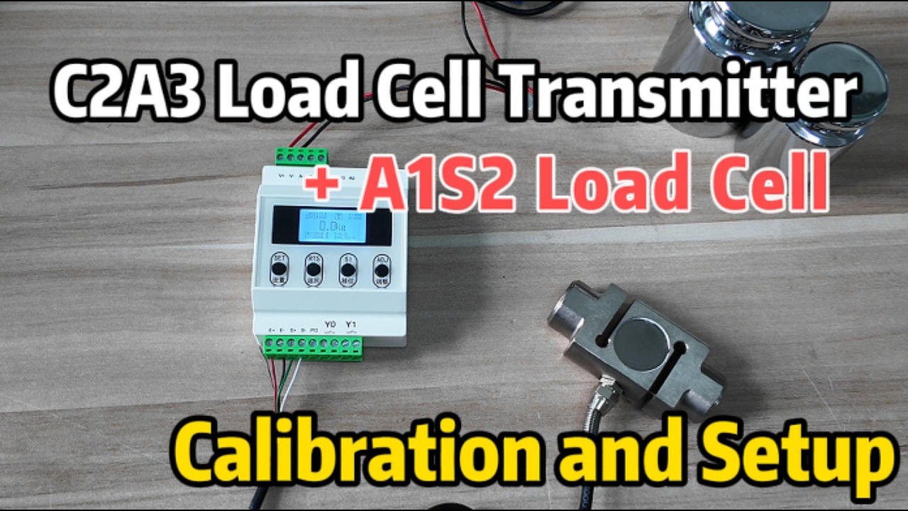 ST Indicator +A1S2 Load Cell Calibration and Setup Tutorial