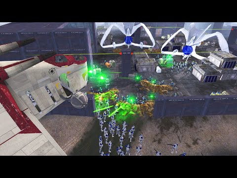 501st Clones Invade UMBARA Airbase WALLS! - Men of War: Star Wars Mod Battle Simulator