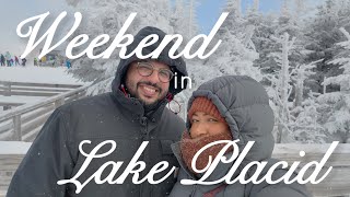 TRAVEL VLOG ✨ Christmas Weekend in Lake Placid, Adirondacks 🏔️