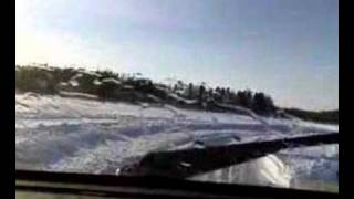 preview picture of video 'Winter track day in Punkaharju 29.3.2008'