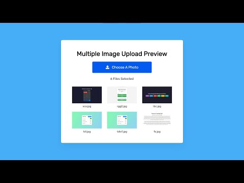 Preview Multiple Images Before Upload Using Javascript With Source Code