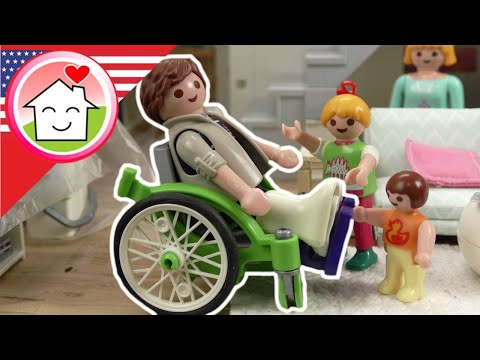 Playmobil English Daddy in a Wheelchair – Hospital Story with the Hauser Family